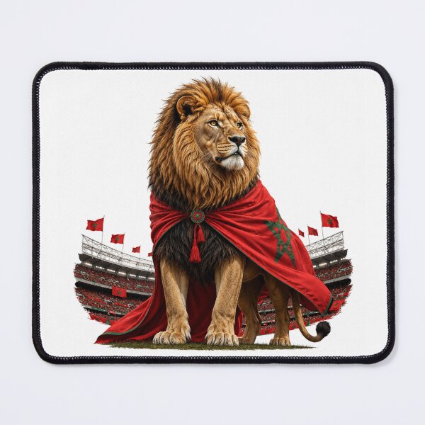Item preview, Moroccan Lion of Football Glory | Atlas Lion Stadium Design designed and sold by Shadryx.