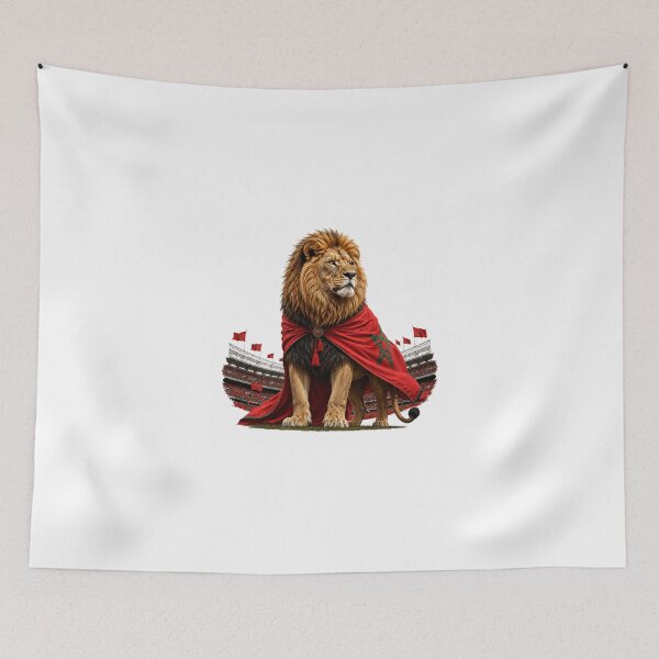 Item preview, Moroccan Lion of Football Glory | Atlas Lion Stadium Design designed and sold by Shadryx.