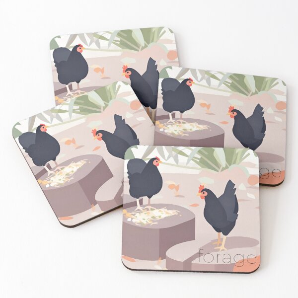 Item preview, Foraging hens designed and sold by WildLadyWood.