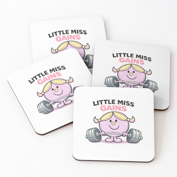 Item preview, Little Miss Gains Funny Gym Weightlifting Female Fitness designed and sold by Digistore1221.