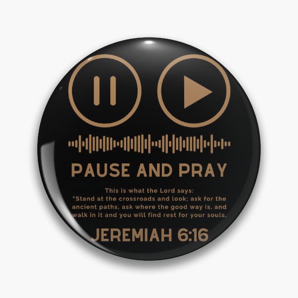 Item preview, Pause and Pray - Christian Quotes - Pink Design designed and sold by MoriaStore.