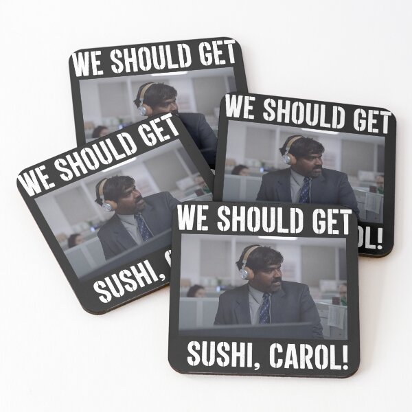 Item preview, Office Humor Sushi Carol Saying Visual designed and sold by BRINGWELL.