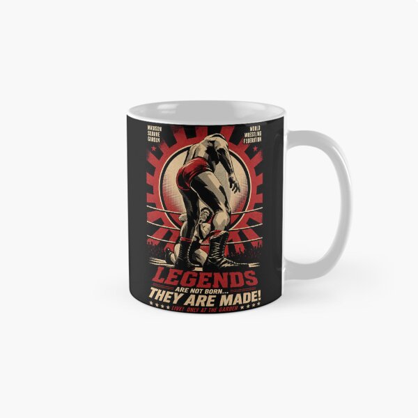 Item preview, Camiseta con póster vintage de lucha libre "Legends Are Made" | Arte retro de lucha libre del Madison Square Garden designed and sold by The Irish Whip.
