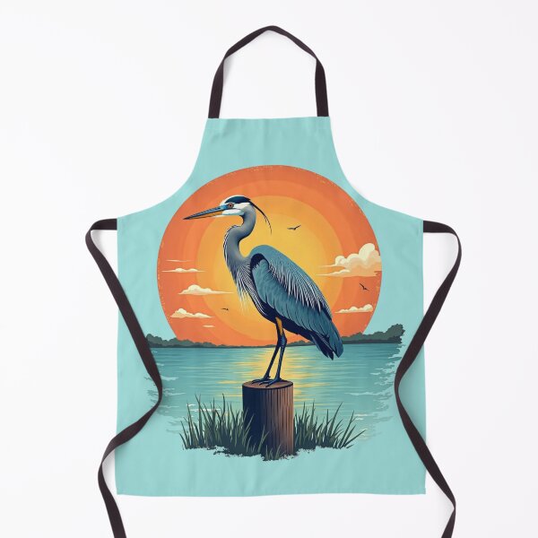 Item preview, Tropical Florida Heron Sunset Paradise designed and sold by piketo.