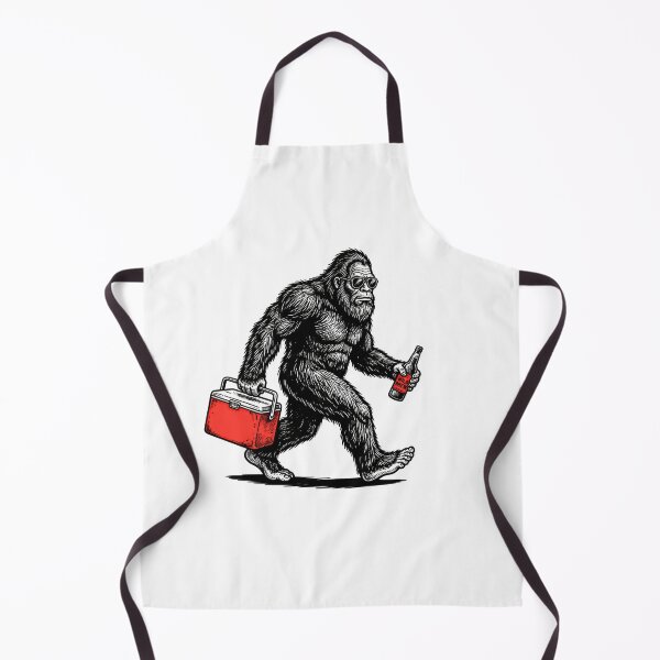 Item preview, Bigfoot Hiking with Beer Cooler designed and sold by CoffeeAfterDark.