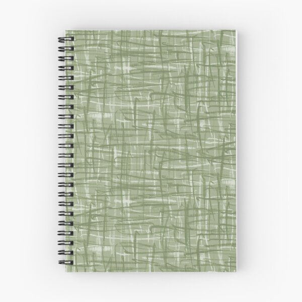 Item preview, Mid Century Modern Woven Hatch Abstract Linework Pattern in Mossy Sage Olive Green 2 designed and sold by kierkegaard.