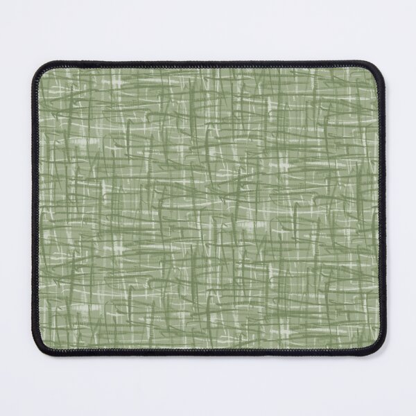 Item preview, Mid Century Modern Woven Hatch Abstract Linework Pattern in Mossy Sage Olive Green 2 designed and sold by kierkegaard.