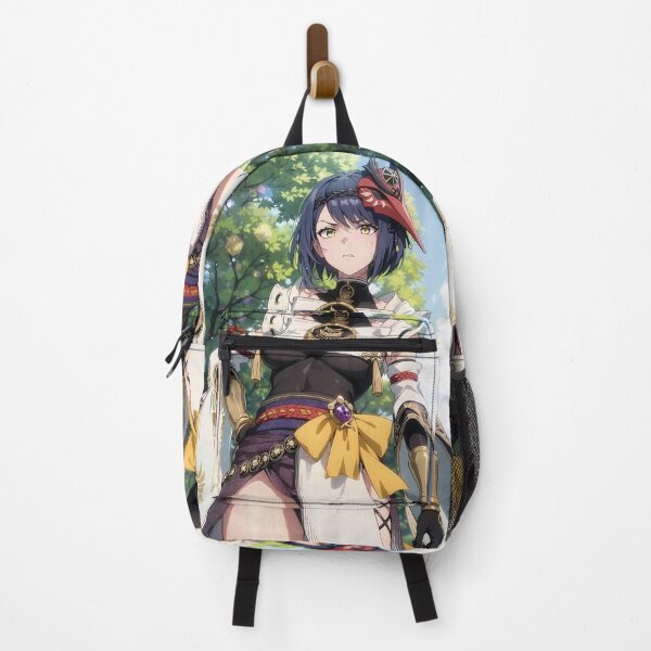 Item preview, Kujou Sara Genshin Impact Sunny Tengu Garden designed and sold by SuperTeamCanada.