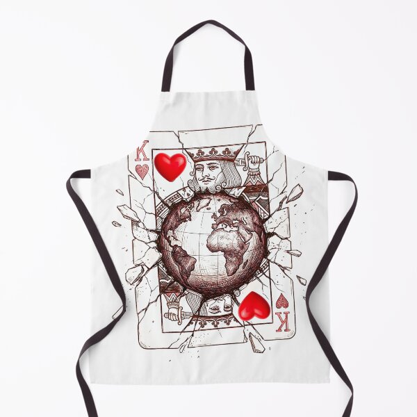 Item preview, Shattered King of Hearts Planet Earth Surreal Art designed and sold by rich-moda.
