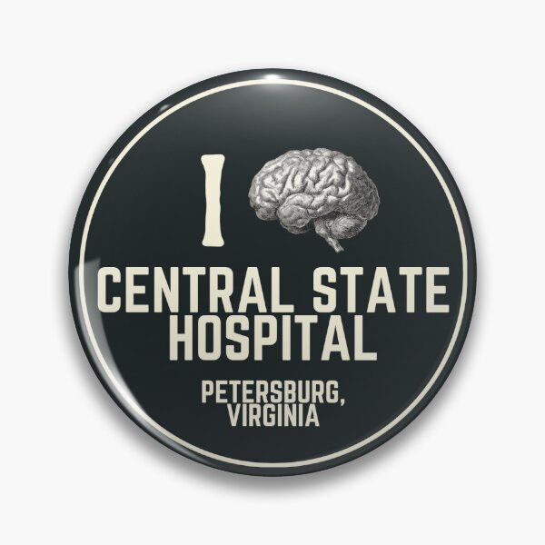 Item preview, I Love Central State Hospital (Petersburg, Virginia) Haunted Souvenir Bumper Sticker designed and sold by GhostlyWorld.