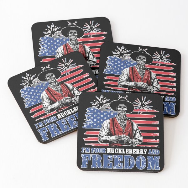 Item preview, Vintage 4th of July Tombstone Movie I'm Your Huckleberry and Freedom designed and sold by DakirooStudio.