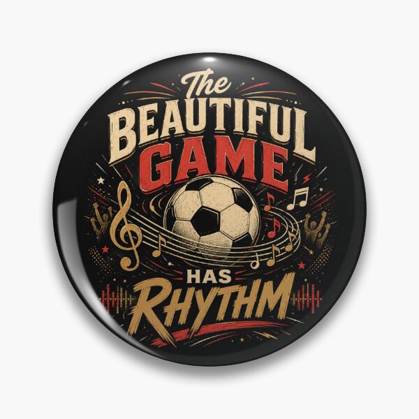 Item preview, The Beautiful Game Has Rhythm designed and sold by MySheetMusicArt.