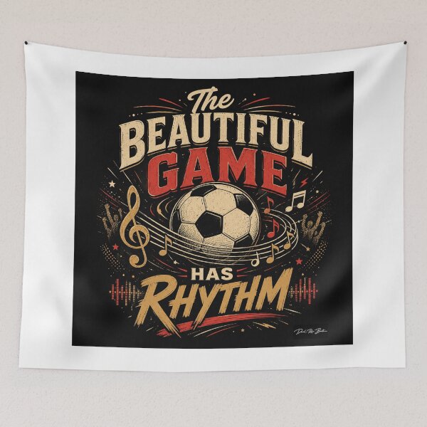 Item preview, The Beautiful Game Has Rhythm designed and sold by MySheetMusicArt.