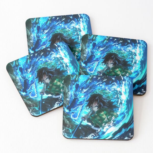 Item preview, Giyu Tomioka Demon Slayer Spiral Water Power designed and sold by SuperTeamCanada.