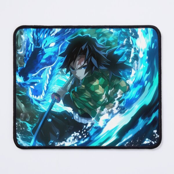 Item preview, Giyu Tomioka Demon Slayer Spiral Water Power designed and sold by SuperTeamCanada.