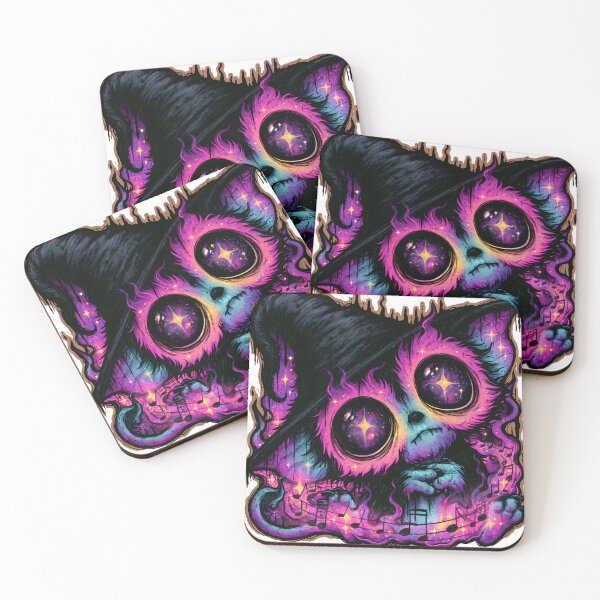 Item preview, Space Witch’s Glowing Psychedelic Familiar designed and sold by DonaldWaltersxx.