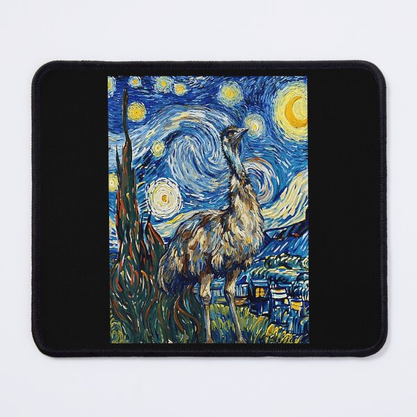 Item preview, Van Gogh Starry Night Emu Classic Art designed and sold by Littermin.