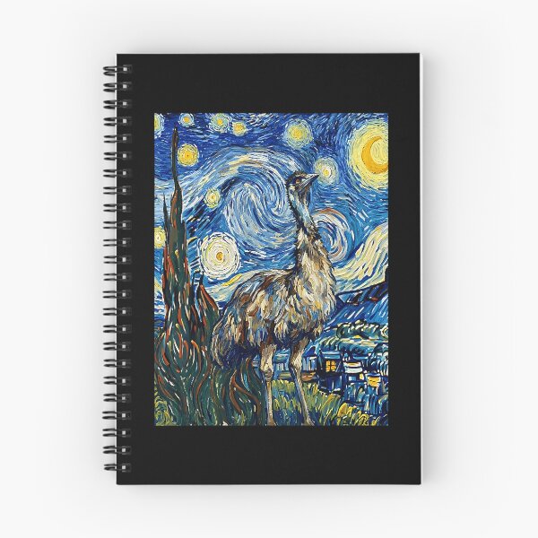 Item preview, Van Gogh, Noche estrellada, Emú, Arte clásico designed and sold by Littermin.