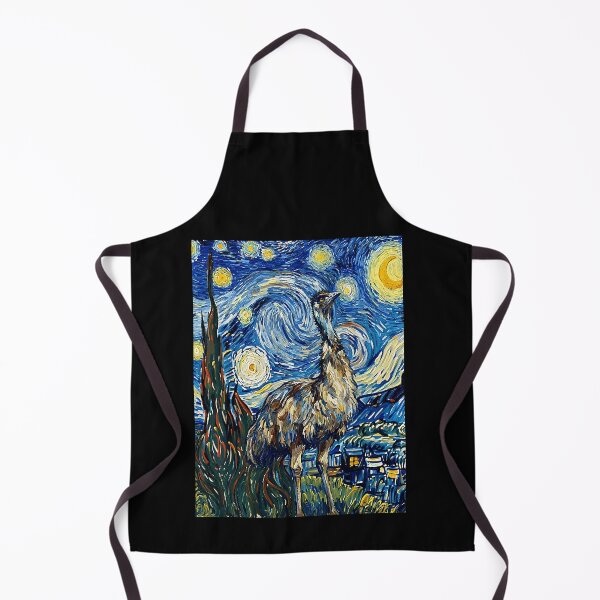 Item preview, Van Gogh Starry Night Emu Classic Art designed and sold by Littermin.
