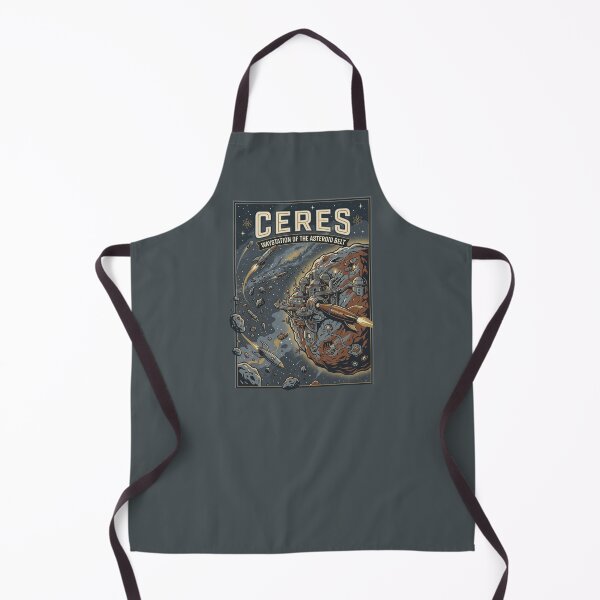Item preview, Ceres Asteroid Belt Retro NASA Travel Poster Waystation designed and sold by RetroRewind Studio.