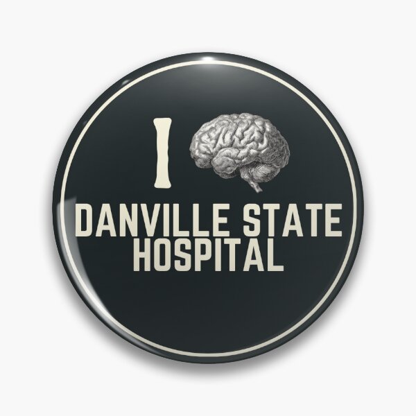Item preview, I Love Danville State Hospital Haunted Souvenir Bumper Sticker designed and sold by GhostlyWorld.