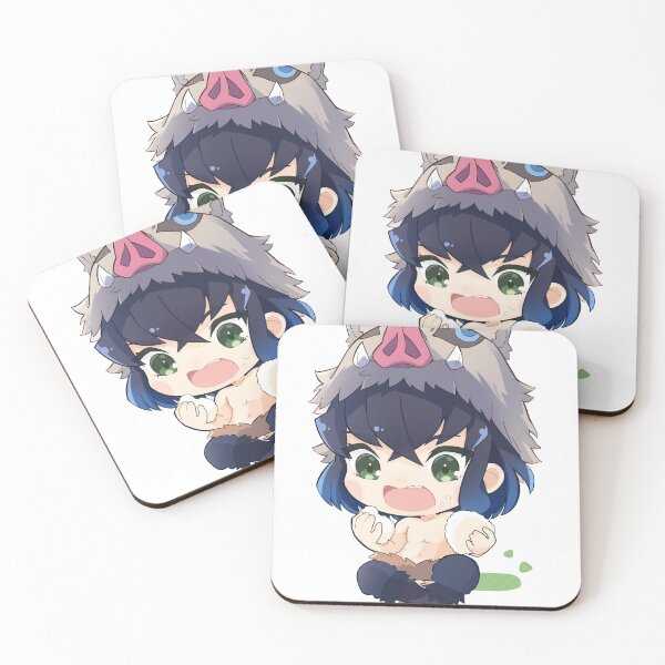 Item preview, Inosuke Hashibira Demon Slayer Chibi Kawaii Boar Hood designed and sold by SuperTeamCanada.
