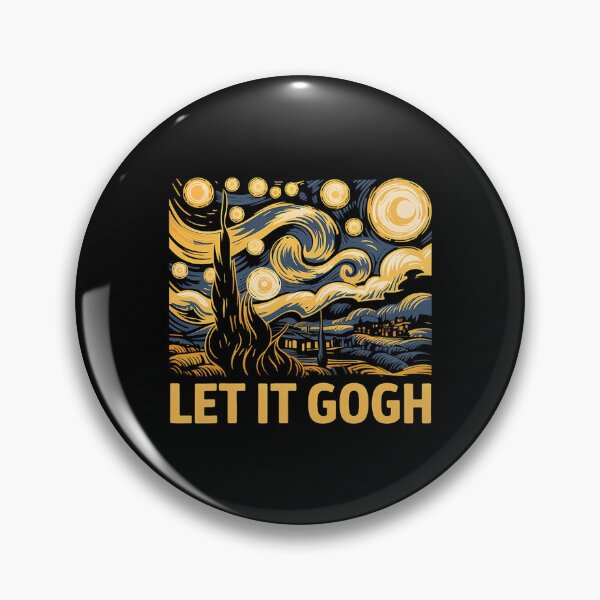 Item preview, Let It Gogh Funny Vincent Van Gogh Starry Night designed and sold by Littermin.
