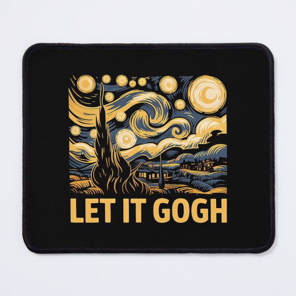 Item preview, Let It Gogh Funny Vincent Van Gogh Starry Night designed and sold by Littermin.