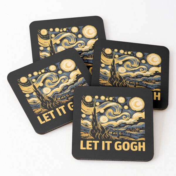 Item preview, Let It Gogh Funny Vincent Van Gogh Starry Night designed and sold by Littermin.