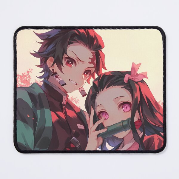 Item preview, Tanjiro Kamado Demon Slayer Fiery Duo Close Portrait designed and sold by SuperTeamCanada.