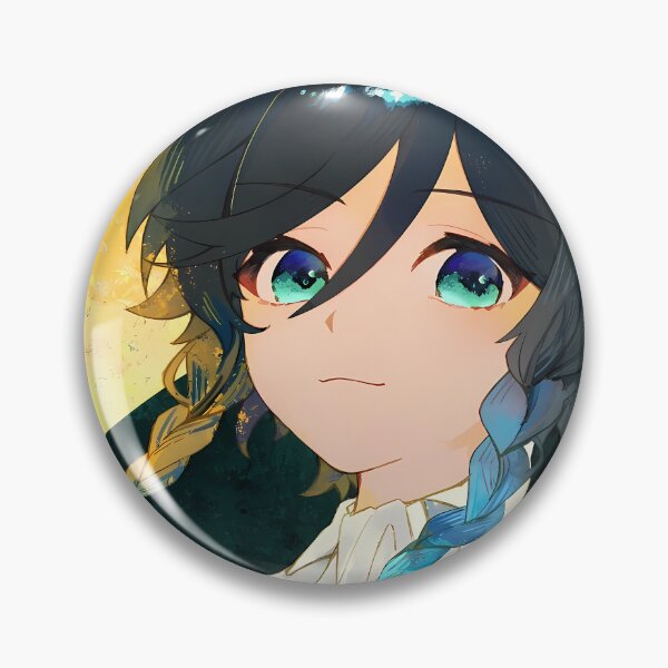 Item preview, Venti Genshin Impact Flower Portrait Golden Calm designed and sold by SuperTeamCanada.