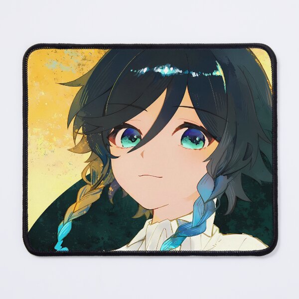 Item preview, Venti Genshin Impact Flower Portrait Golden Calm designed and sold by SuperTeamCanada.