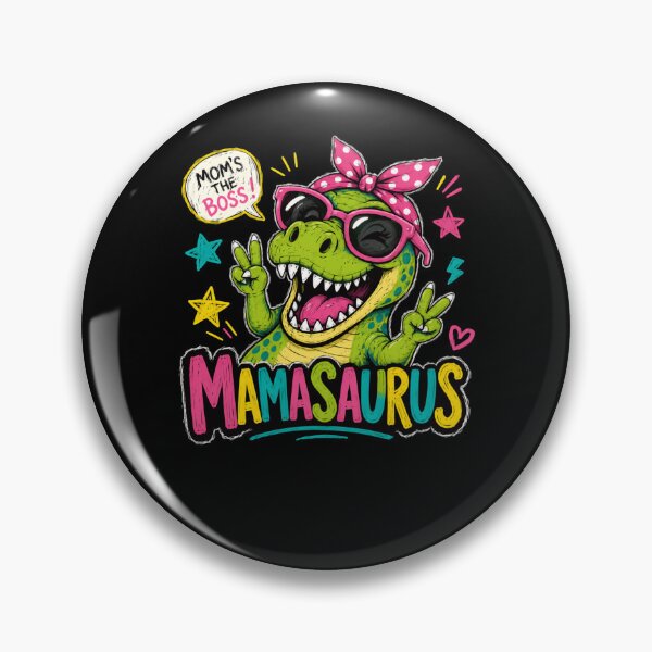 Item preview, Mamasaurus Mom's The Boss Funny Mother Dinosaur designed and sold by HumansStuck12.