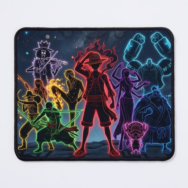 Item preview, Neon Anime Crew Galaxy Silhouette | Cosmic Glowing Pirate Inspired Digital Art designed and sold by Dyan4.