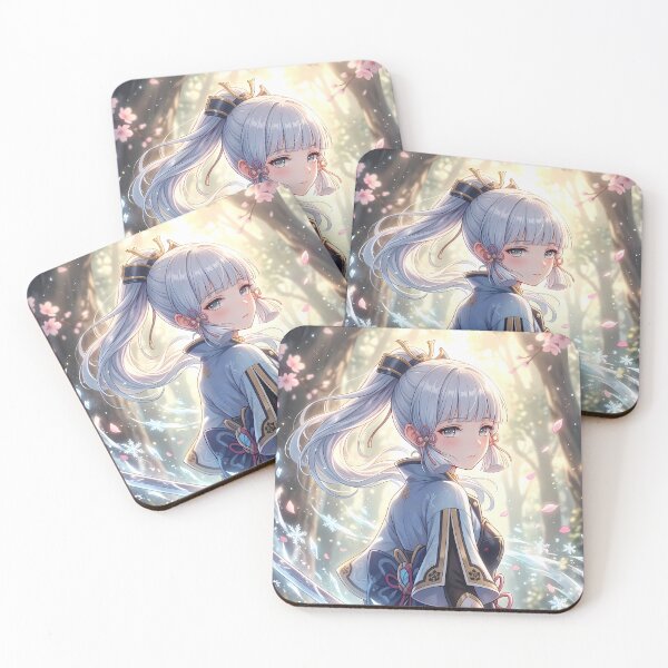 Item preview, Kamisato Ayaka Genshin Impact Forest Ice Elegance designed and sold by SuperTeamCanada.