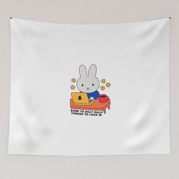 Item preview, Born To Dilly Dally Bunny designed and sold by stzl26.