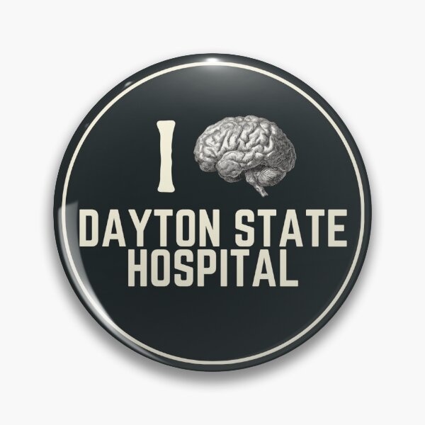 Item preview, I Love Dayton State Hospital Haunted Souvenir Bumper Sticker designed and sold by GhostlyWorld.