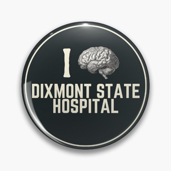 Item preview, I Love Dixmont State Hospital Haunted Souvenir Bumper Sticker designed and sold by GhostlyWorld.