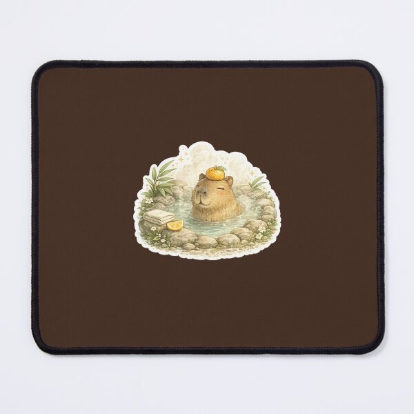 Item preview, Relaxing Capybara Onsen designed and sold by AlecMyst.