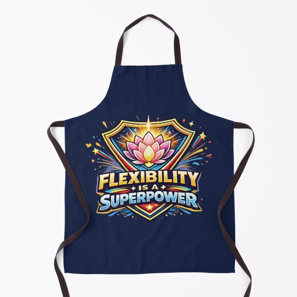 Item preview, Flexibility Is A Superpower – Lotus Shield Hero Wellness Design designed and sold by warlistop.