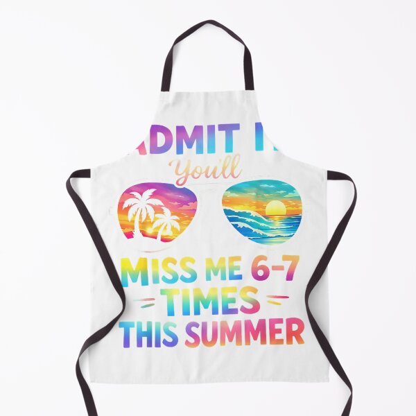 Item preview, Admit It You'll Miss Me 67 Time This Summer Teacher Last Day T-Shirt designed and sold by kevincuellar.