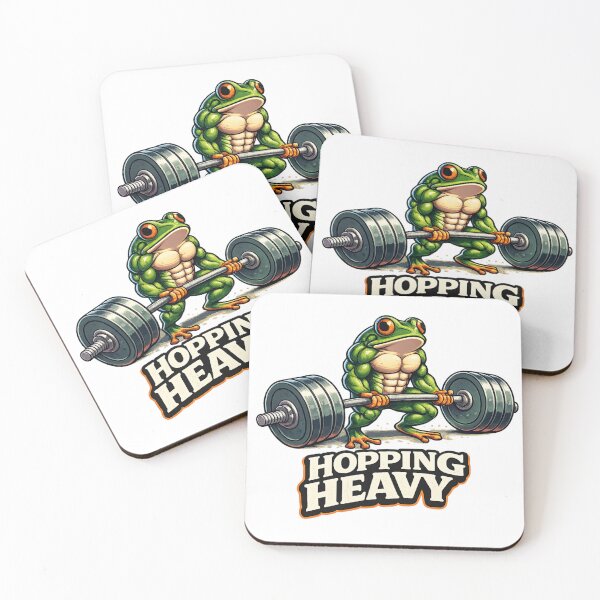 Item preview, Hopping Heavy Funny Gym Frog Weightlifting Bodybuilding designed and sold by Digistore1221.