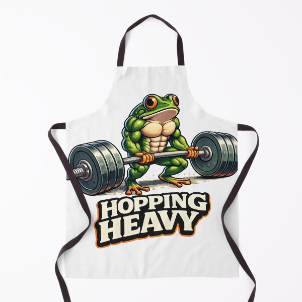 Item preview, Hopping Heavy Funny Gym Frog Weightlifting Bodybuilding designed and sold by Digistore1221.