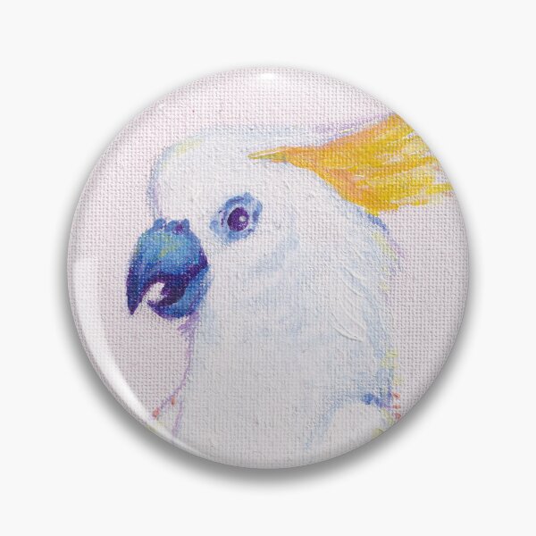 Item preview, Cockatoo painting designed and sold by BrintyInk.