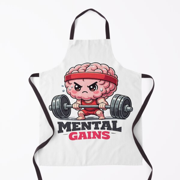 Item preview, Mental Gains Funny Gym Brain Weightlifting Bodybuilding designed and sold by Digistore1221.