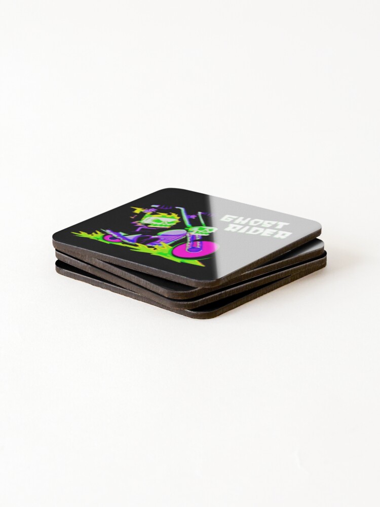 Thumbnail 4 of 5, Coasters (Set of 4), Ghost Rider designed and sold by xtjdbs.
