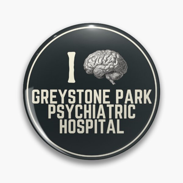 Item preview, I Love Greystone Park Psychiatric Hospital Haunted Souvenir Bumper Sticker designed and sold by GhostlyWorld.