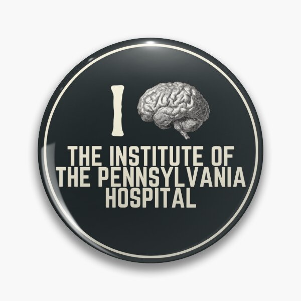 Item preview, I Love The Institute of the Pennsylvania Hospital Souvenir Bumper Sticker designed and sold by GhostlyWorld.