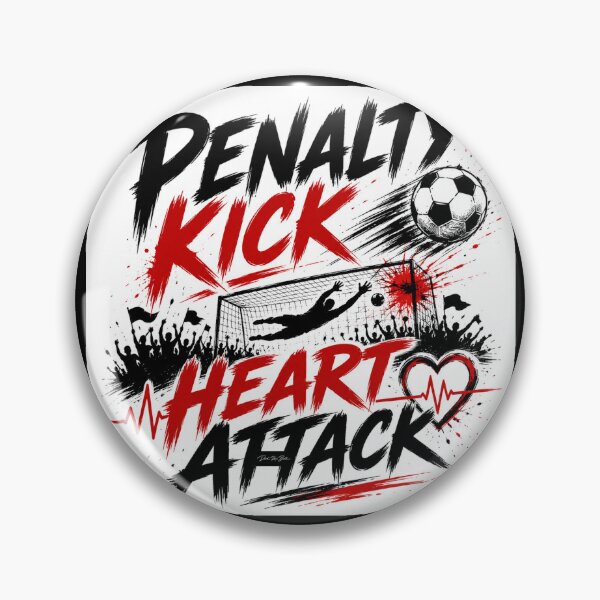 Item preview, Penalty Kick Heart Attack designed and sold by MySheetMusicArt.