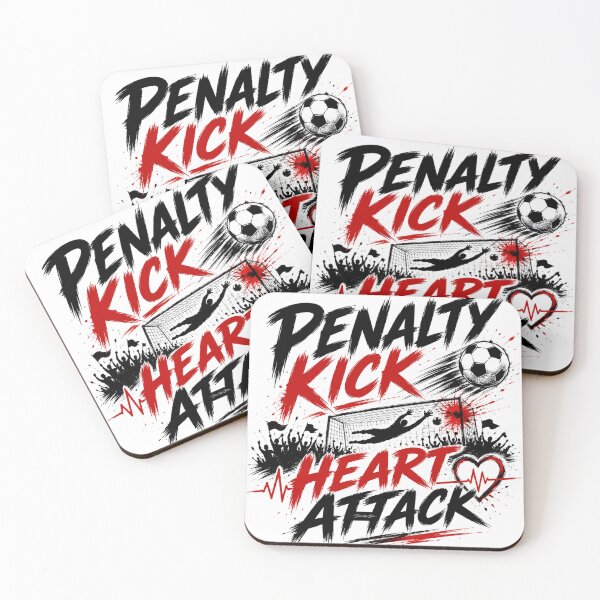 Item preview, Penalty Kick Heart Attack designed and sold by MySheetMusicArt.